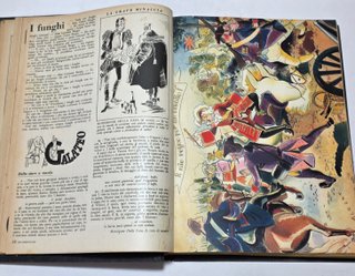 Lotto 5 Numeri Arcibertoldo Periodico Ill. 1936/41