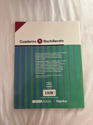 Libro henko orientación 1 bachillerato