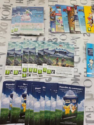 Pack de 100 Manuales de juegos de Nintendo Switch