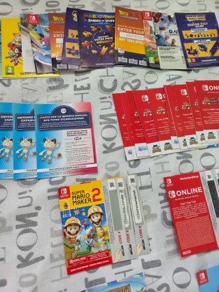 Pack de 100 Manuales de juegos de Nintendo Switch