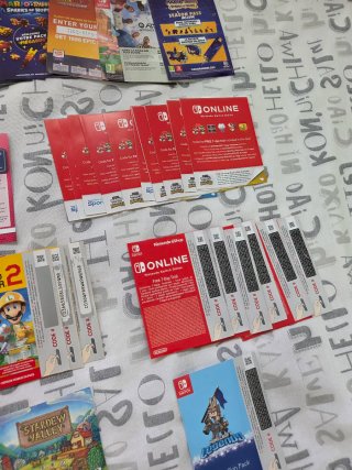 Pack de 100 Manuales de juegos de Nintendo Switch