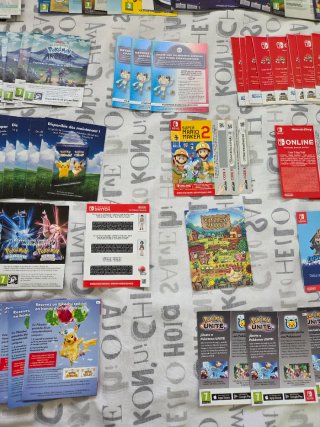 Pack de 100 Manuales de juegos de Nintendo Switch