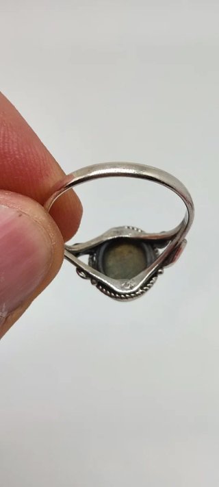 Anillo de Plata y Labradorita.