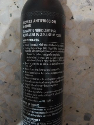 Tratamiento Aceite Motor Auxol Biowax 300ml