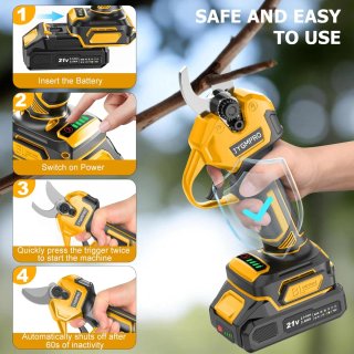 Tijeras Podar Eléctricas JYGMPRO 21V