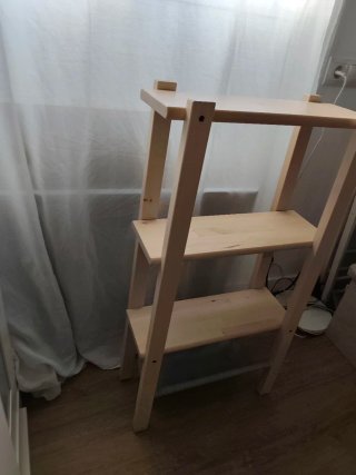 Estantería madera Ikea 3 baldas