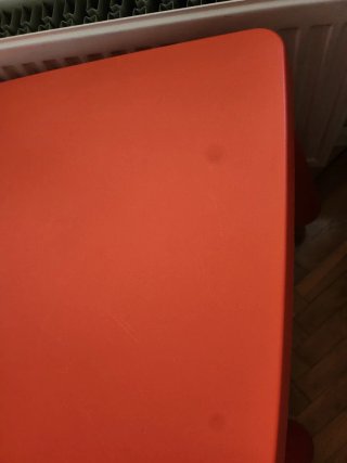 Mesa y 2 Sillas Infantiles IKEA rojo Mammut