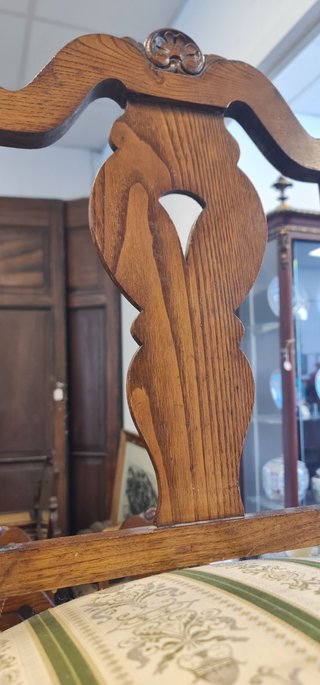 6 Sillas Comedor Castaño Tapizado
