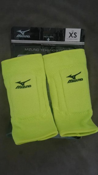 Rodilleras Mizuno Voley XS Amarillo Flúor