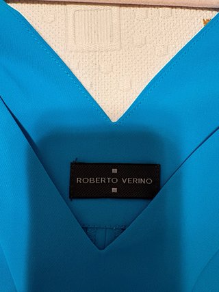 Blusa Roberto Verino Talla Única Azul Turquesa