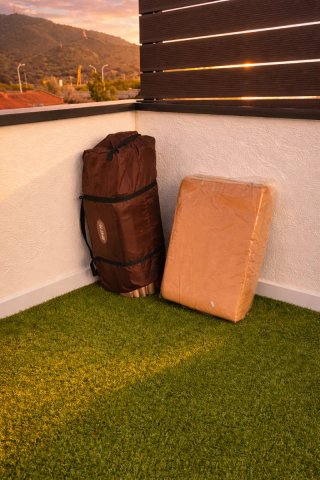 Cuna de viaje Jané Duo + colchoneta + sábanas