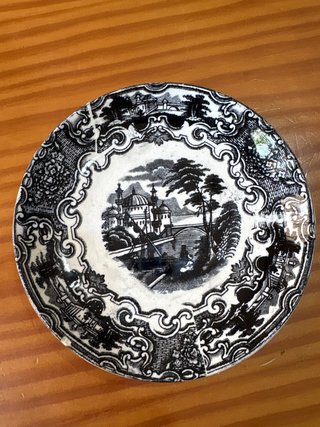 2 Piatti Antichi in Ceramica Pickman