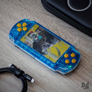 PSP 2000 Amber Ocean USB-C 64GB Batería Nueva