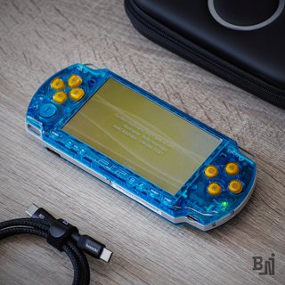 PSP 2000 Amber Ocean USB-C 64GB Batería Nueva