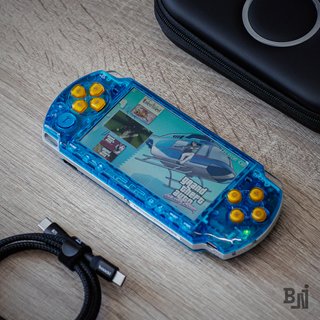 PSP 2000 Amber Ocean USB-C 64GB Batería Nueva