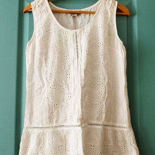 Blusa blanca bordada boho Talla M