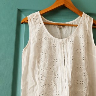 Blusa blanca bordada boho Talla M