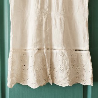 Blusa blanca bordada boho Talla M
