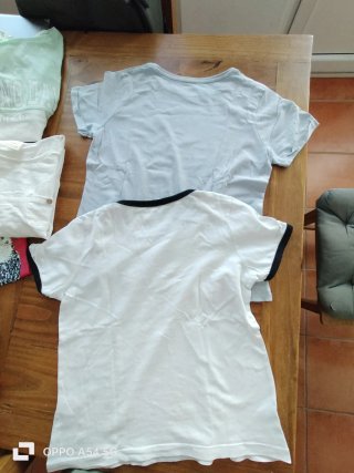 Lote 3 camisetas niña Zara y Primark T9 años