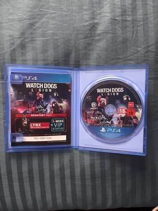 Lote Juegos PS4 Watch Dogs 2 y Legion