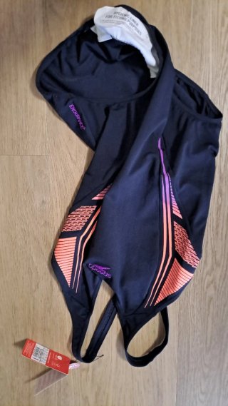Costume da bagno Speedo nero e rosa