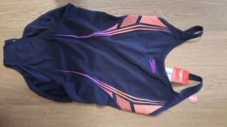 Costume da bagno Speedo nero e rosa