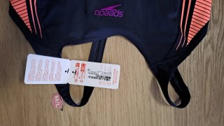 Costume da bagno Speedo nero e rosa