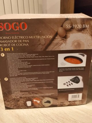 Robot Cocina Sogo 3 en 1 Multifunción