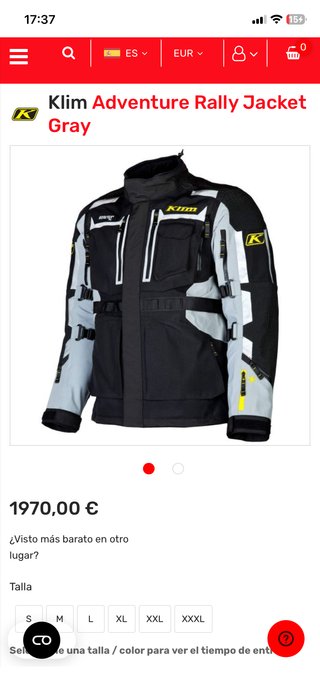 Chaqueta Moto Klim Adventure Rally Gore-Tex T-54