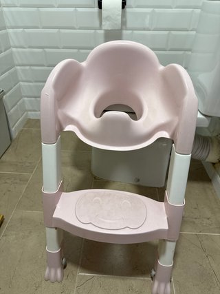 Adaptador WC infantil rosa
