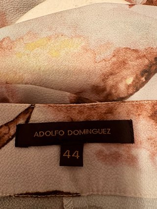 Conjunto Adolfo Domínguez Blusa y Falda Pantalón