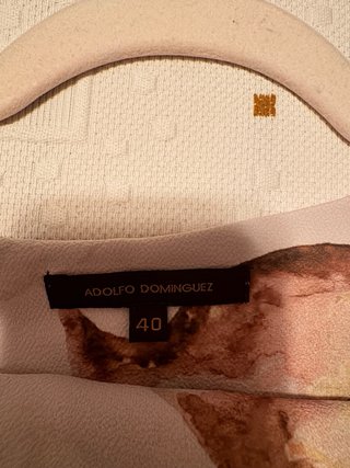 Conjunto Adolfo Domínguez Blusa y Falda Pantalón