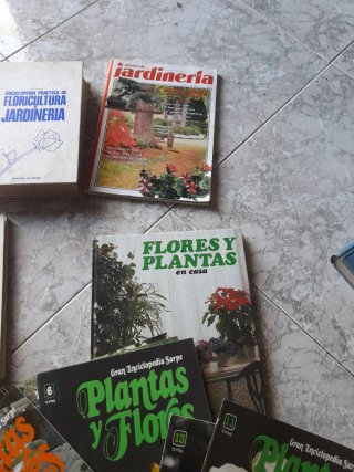 Libros y revistas de flores y plantas