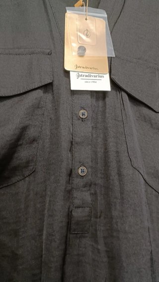 Blusa Stradivarius Negra, M