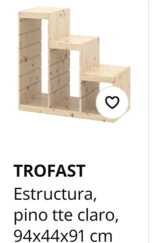 Estantería TROFAST madera pino claro 94x44x91