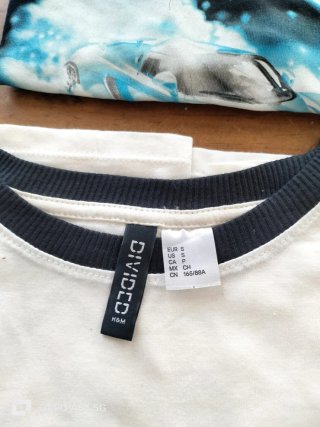 Lote 6 Camisetas Variadas H&S Divided TS