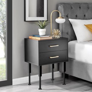 4 Piezas Patas Muebles Regulables Metal Negro