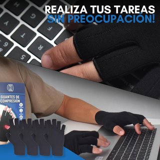 Guantes compresión alivio dolor manos artrosis