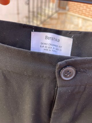 Pantalón de traje Bershka negro niño