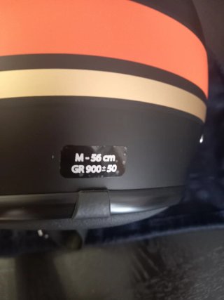Casco DMD Retro Negro Mate Sunset NUEVO talla M