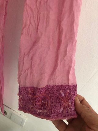 Túnica fucsia con lentejuelas talla M