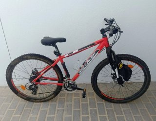 Bicicleta de montaña roja Breeaker