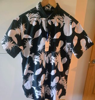Camisa Hawaiana Jack & Jones Estampado Piñas