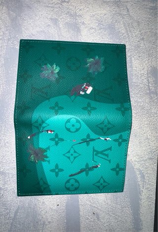 Funda Pasaporte Louis Vuitton Verde