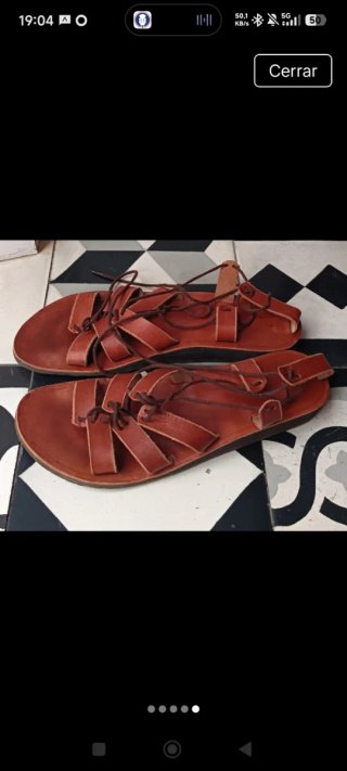 Sandalias de verano mujer con cordones.