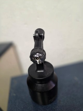 Pistola de Pintura Negra