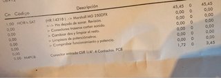 Amplificador Marshall MG250DFX