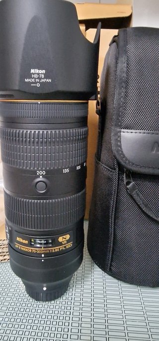 Nikon 70-200mm f/2.8E FL ED VR AF-S Nuevo sin uso