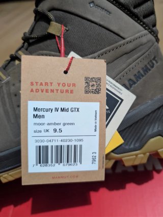 Botas Montaña Mammut Mercury IV Mid GTX 44