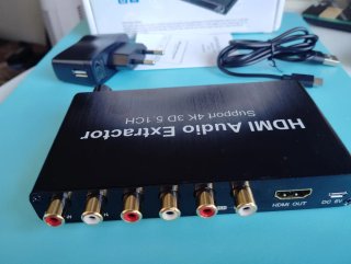 Extractor Audio HDMI 5.1CH 4K 3D.